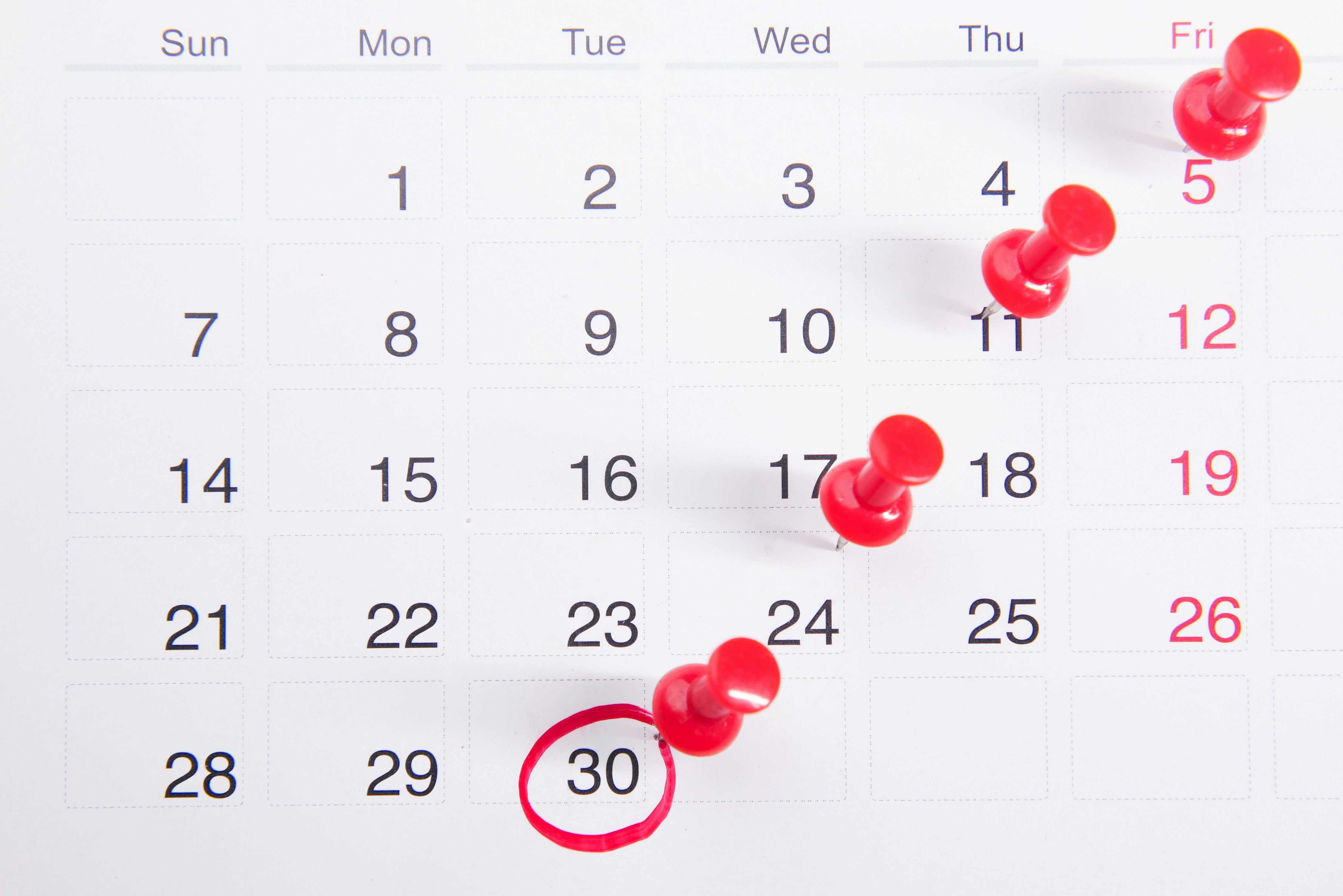 Calendario y temporadas de inscripción Medicare